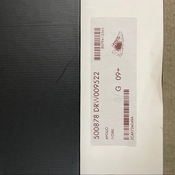 Gucci Men's Rhyton Gucci Logo Leather Sneaker Size 9.5 - Picture 9 of 10